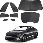 TINGLU Window Shades for Kia K5, GT-Line, GT, Sedan 2021-2026 Accessories Car Side Full Windows Rear Triangular Windshield Sun Shade Sun UV Rays & Privacy Protection for Camping 8PCS