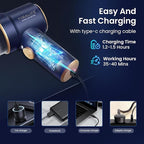 VIMALIFE 10000Pa Cordless Car Vacuum Cleaner & Air Duster, Powerful Handheld Auto Vacuum, 42000RPM Motor, LED Light, Type-C