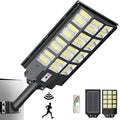 9000W Pro Large Solar Street Lights Outdoor with Thickened Shell, Commercial Grade Street Light Dusk to Dawn, Motion Sensor Solar Security Flood Light Waterproof for Parking Lot, Yard, Driveway, Farm
