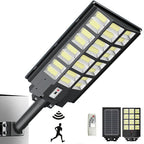 9000W Pro Large Solar Street Lights Outdoor with Thickened Shell, Commercial Grade Street Light Dusk to Dawn, Motion Sensor Solar Security Flood Light Waterproof for Parking Lot, Yard, Driveway, Farm