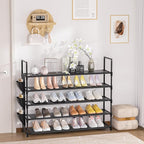 OYREL 5 Tier Shoe Organizer Rack for Closet, Entryway, Garage, Door, Space Saving, Shoe Holder Stand/Tower, Large, 20-25 Capa