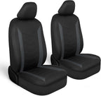 Motor Trend SpillGuard 2 Charcoal Gray Seat Covers for Cars & Seat Covers for Trucks - Neoprene Waterproof Car Seat Covers Fr