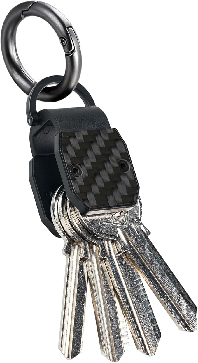 Metallic Key Organizer - Aluminum Key Organizer holder, Minimalist Innovative Keychain.