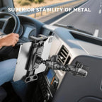 OHLPRO Tablet Mount for Truck - Heavy Duty Drill Base Tablet Holder for Car Dashboard, iPad Holder for All 5"-13" iPad Pro Samsung Galaxy Kindle fire Tablets and Car Wall etc. - 8-inch Aluminum Arm