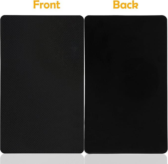 Car Dashboard Anti-Slip Mat, DaKuan 4 Packs 10.5" x 5.7" and 8" x 5.1" Sticky Non-Slip Dashboard Gel Latex Pad for Cell Phone