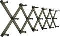 SKOLOO Hat Rack for Wall with 17 Hooks, Solid Wooden, Modern, Expandable Coat Rack Wall Mount for Coats, Hats, Bags, Baseball
