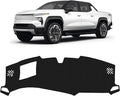 FIILINES Dash Cover Fit for 2024-2025 2026 Chevrolet Chevy Silverado EV Accessories Dashboard Mat for Silverado Accessories D