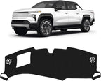 FIILINES Dash Cover Fit for 2024-2025 2026 Chevrolet Chevy Silverado EV Accessories Dashboard Mat for Silverado Accessories D