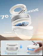 Lamicall Car Phone Mount - [70 LBS Strongest Suction] for Magsafe Car Mount, 360° Adjustable Suction Cup Phone Mount Dashboard Windshield Vacuum Magnetic Phone Holder for Car White