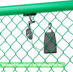 Magnetic Phone Fence Mount with Shade, Game Recording Mounting Kit Compatible with Gamechanger, iPhone, Mevo Start, GoPro, for Recording Baseball,Softball and Tennis Games(MINI)