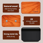 Car Air Freshener - Wood Air Freshener - Car Odor Eliminator for Visor Clip-Variety Scent Refill, Vehicle Scent Diffuser for 