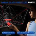 MightY Bear Window Breaker Seatbelt Cutter, 2-in-1 Car Emergency Tool, Underwater Glass Breaker for Traffic Accidents and Fam