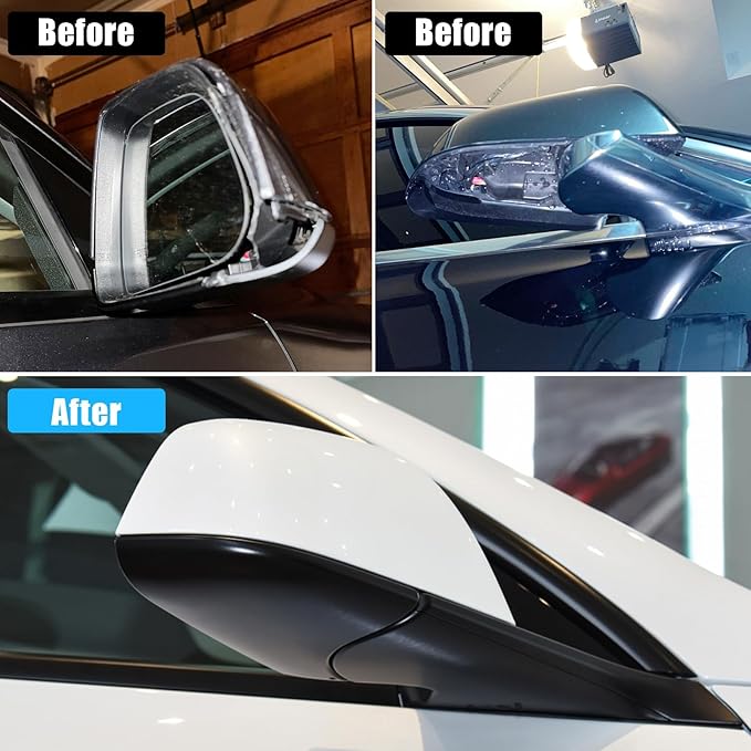 Jaronx Compatible with Tesla Model Y Mirror Bottom Cover & Housing Frame 2020-2025, Right Passenger Side Rearview Mirror Cover Bracket Lower Base & Frame Housing Replacement for Tesla Model Y