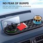 Multifunctional Vehicle-Mounted Anti-Slip Mat, Slip Mat Auto Universal Phone Holder, Rotatable Car Phone Holder Dashboard Mat