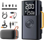 10000A Car Battery Jump Starter(for All Gas or up to 12L Diesel) Powerful Car Jump Starter with Dual USB Quick Charge and DC