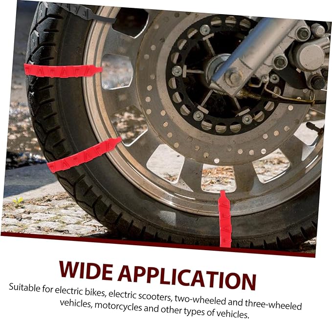 10pcs Electric Scooter -bike Motorcycle Tire Chains Snow Tire Chains Skid Nylon