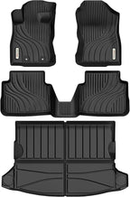 YITAMOTOR Floor Mats & Cargo Mat Compatible with 2024 2025 2026 Subaru Crosstrek & Impreza, All Weather Protection TPE Waterproof Non-Slip Car Floor Liners 1st & 2nd Row Set Accessories Black
