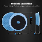 SPTA Drill polishing kit, 11Pcs 3-Inch Buffing Polishing Pads, Car Foam Drill Buffing Pad, Polishing Pads Kit, Buffer Polisher Kit for Car Polishing, Waxing, Sealing Glaze