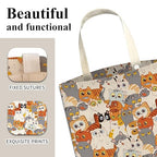 Car Trash Can, Cute Car Trash Bag, Hanging Car Organizer and Storage Bag, Trash Bin for Car Accessories, Vehicle, Travelling, Camping Cute Colorful Cats