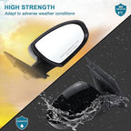 Right Passenger Side Mirror Compatible With 2019 2020 2021 Hyundai Tucson With Manual folding Power glass Black Replace #87620-D3990(3Pins)