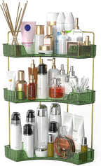 Webetop Corner Bathroom Counter Organizer, Bathroom Makeup Countertop Organizer, Corner Storage Organizers for Vanity, Bathro