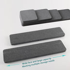 NiuYichee 2 Pcs Water Absorbing Stone Trays, Kitchen/Bathroom Sink Soap Dish, Diatomite Tray Used for Hand Soap & Cosmetic Bo