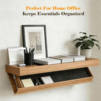 Magic Flap Hidden Shelf with Secret Compartment, Wall Mounted Floating Shelf with Concealed Storage Drawer, Hidden Compartmen