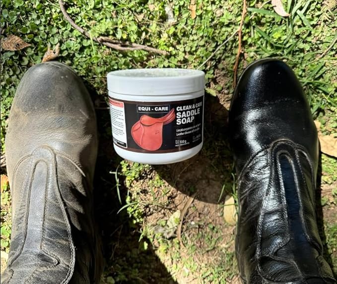 EQUI - CARE: Clean & Care Saddle Soap, Glycerin-Based soap with Added Moisturizers Designed to Clean and Condition Leather. K