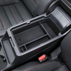 Center Console Organizer Compatible with 2026 2025 2024 2023 Honda CRV Armrest Storage Box Coin and Glass Holder ABS Plastic Insert Secondary Storage Interior Accessories