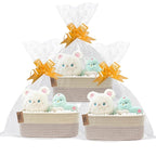 COMFY-HOMI 13" x 8.5" x 5.1" Storage Baskets for Organizing | Cotton Rope Woven Basket | Toy Storage Bin Box | Basket for She