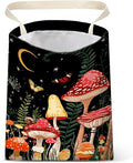 Car Trash Bag Hanging No Snap Small Garbage Bag for Car Back Seat Cute Printed One-handed Strap Trash Bags Car Accessories-Mushroom Car Trash Bags