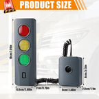 Outus 2 Pcs Advanced Garage Parking Aid with LED Light Garage Parking Sensor with Color Changing Distance Indicator for Car Safe, Set Stop Distance 7.8 ft - Mount Install