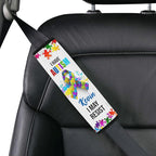 I Have Autism Seat Belt Autism Awareness Seat Belt Cover for Kid Family Special Need Autistic Medical Alert Car Cushion Cover Support Autism Gift Personalized Name 46