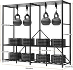 Foldable Wardrobe Closet, Clothes Rack with Cover for Bedroom, Portable Metal Closet Organizer, Thick Steel Tubes, Heavy Duty