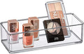 Amazing Abby - Glamour - Acrylic 1-Compartment Makeup Organizer, Transparent Plastic Lipstick Holder, Perfect Bathroom Vanity