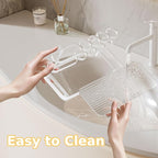 YOOLENS Electric Toothbrush Holder for Bathroom Countertop 5 Metal Slots Toothpaste Razor Mouthwash Organizer, White