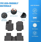 Nilight TPE Floor Mats for Toyota RAV4 2019 2020 2021 2022 2023 2024 2025 2026 All Weather Custom Fit Heavy Duty Floor Liners