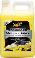 Meguiar's Ultimate Wash and Wax, Car Wash Soap and Wax Cleans & Shines in One Step, Shine & Protect with an Enhanced pH Balan