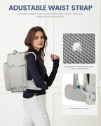 LOVEVOOK Travel Backpack for Women with Waist Strap,40L Cute Carry on Backpack Travels Essentials Personal Item Backpack for 