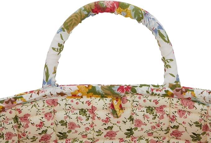 Boho Fabric Storage Basket, Large Capacity Laundry Basket, 12.2'' x 10.23'' x 10.23'' Collapsible Laundry Hamper with Easy Ca
