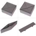 DIOMMELL 4 Pack Foldable Cloth Storage Box Closet Dresser Drawer Organizer Fabric Baskets Bins Containers Divider for Clothes