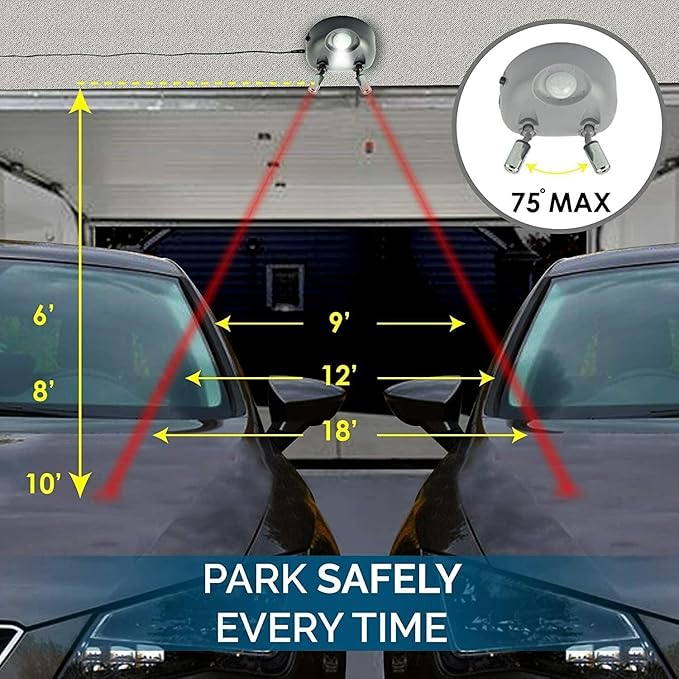 ZONETECH (Garage Parking Laser Guide, 4-Pack)