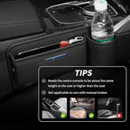 Kwak's 2 Pack Car Seat Gap Filler Organizer, Multifunctional Universal Storage box with Cup Holder for Phone, Glasses (Black)