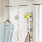 Over The Door Hooks, Metal Door Hooks for Hanging, Over The Door Purse Organizer for Coat Hanger, Back of Shower Door for Han