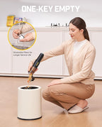Fanttik Slim V10 Lite Cordless Handheld Vacuum, 0.98lb Lightweight with All-in-One Base Design, 12000Pa Suction & Smart LED D