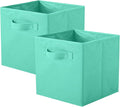 ShellKingdom Storage Bins, Foldable Fabric Storage Cubes and Cloth Storage Organizer Drawer for Closet and Toys Storage, 2 Pa