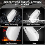 Mirror Cover Cap Compatible with Honda CR-V 2017-2022/ HRV 2016-2022, Door Side Rearview Mirror Guard Cover Trim with Turn Signal Cut-Outs, NH-603P White Diamond Pearl