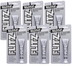 Flitz Metal Polish Paste - 1.76oz USA-Made Polish for Solid Chrome, Stainless Steel, & Aluminum - Non-Abrasive for Light Oxidation - Requires Manual Buffing - Not for Plated/Coated Surfaces (6 Pack)