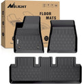 Nilight TPE Floor Mats for Tesla Model 3 2020 2021 2022 2023,All Weather Custom Fit Heavy Duty Floor Liners
