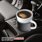 Car Cup Holder Expander - Fits Hydro Flasks 32/40 oz, Nalgene, Yeti & Large Bottles up to 3.8 inches Wide - for Car up to 3.2